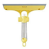 Luxury Gold Stainless Steel Shower Glass Wiper – Multi-Purpose Cleaning Squeegee with Hook