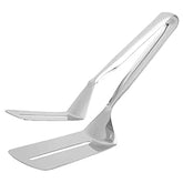 Stainless Steel Slotted Serving Tong – Dual Spatula Design for Frying & Flipping