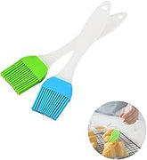 Heat-Resistant Silicone Basting & Pastry Brush with Transparent Handle single