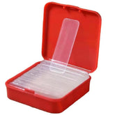 Pocket Travel Soap Sheets in Red Case – Disposable Water-Soluble Hand Wash Paper Strips