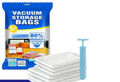 One-Click Compression Vacuum Storage Bag – Space Saver for Clothes, Blankets & Bedding