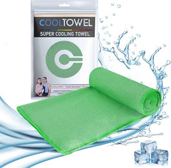 COOL TOWEL – Super Cooling Towel for Instant Relief, Sweat Absorption & Fast Drying