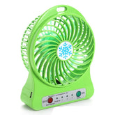 USB Rechargeable Mini Desk Fan – Colorful Portable Cooling with Adjustable Speed