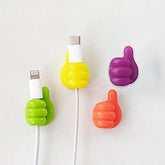 ThumbTidy™ Silicone Cable Organizer Clips – Fun & Functional Wire Management"