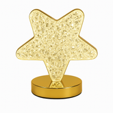 Crystal Star LED Table Lamp – Decorative Night Light with Gold Base