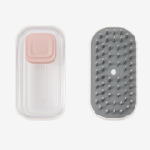 2-in-1 Silicone Soap Dispensing Scrubber – Multipurpose Handheld Cleaning Tool with Storage Compartment