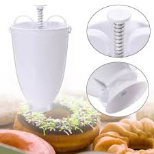 One-Handed Donut Batter Dispenser with Spring Handle – Precise Portion Control for Perfect Donuts