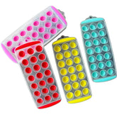 Round Ice Ball Tray – Easy Push Pop-Out Mold for Smooth Ice Spheres & Mini Frozen Treats