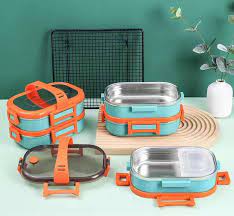 StackMate™ 3-Tier Locking Lunch Box – Bright & Durable Food Carrier