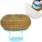 Hong Yuan Handle Brush – Heavy-Duty Dual Layer Metallic Scrubber with Comfortable Grip