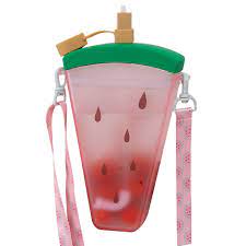 BerrySip™ Reusable Strawberry-Shaped Juice Pouch with Clip