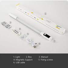 Rechargeable LED Light Bar Kit – Motion Sensor Cabinet Lamp with USB-C Charging