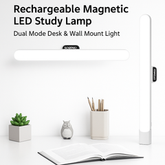 Rechargeable Magnetic LED Study Lamp – Dual Mode Desk & Wall Mount Light