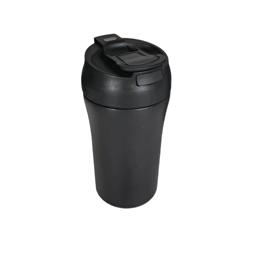 StealthSip™ Matte Black Travel Mug – Leakproof Insulated Tumbler