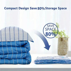 One-Click Compression Vacuum Storage Bag – Space Saver for Clothes, Blankets & Bedding