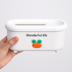 Cute Duck-Themed Multi-Purpose Tissue Box Organizer
