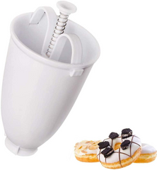 One-Handed Donut Batter Dispenser with Spring Handle – Precise Portion Control for Perfect Donuts