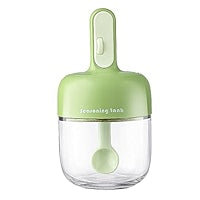 MiniMate™ Portable Milk Powder Dispenser – Travel Jar with Spoon