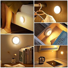 Rechargeable Motion Sensor LED Night Lights – 3-Pack Body Induction Lamps with USB Charging