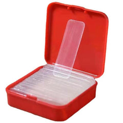 Pocket Travel Soap Sheets in Red Case – Disposable Water-Soluble Hand Wash Paper Strips