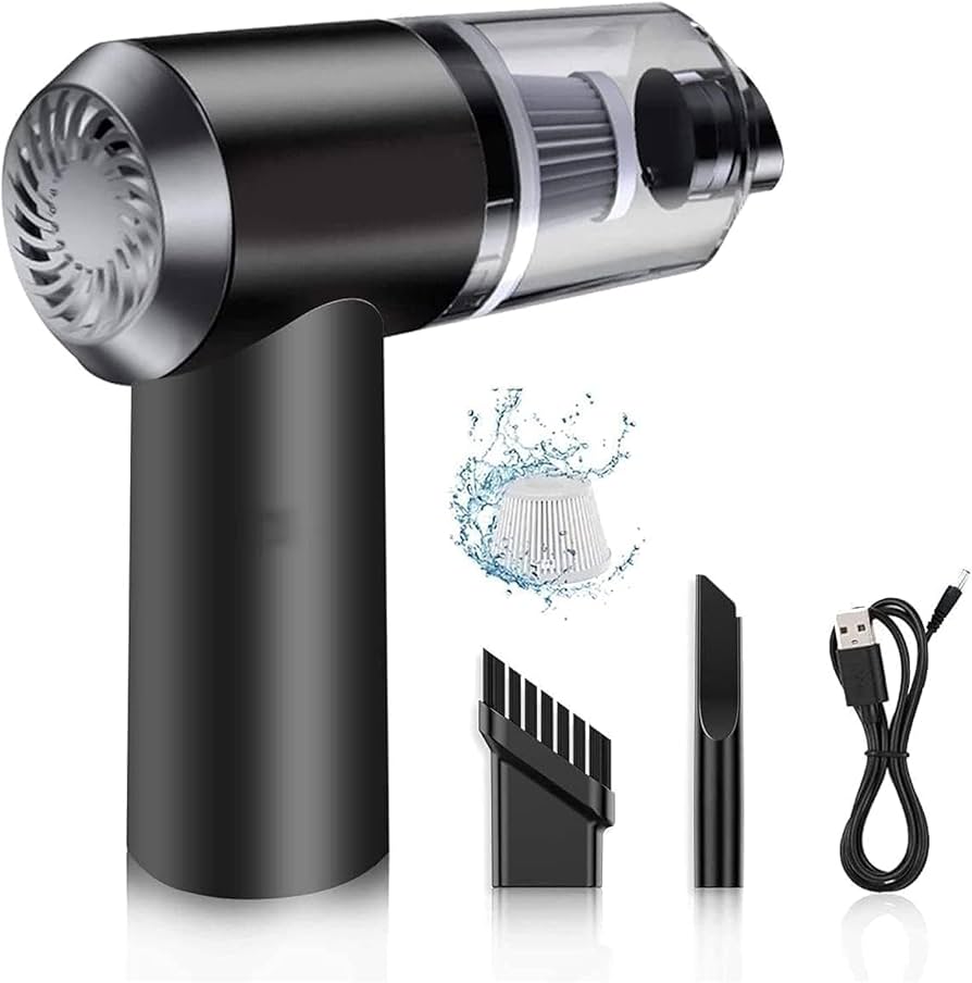 3-in-1 Portable Rechargeable Mini Vacuum Cleaner – Blower, Suction & Dust Remover Kit