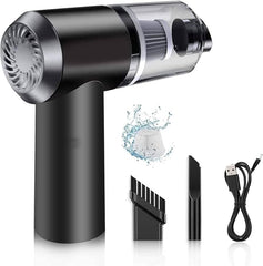3-in-1 Portable Rechargeable Mini Vacuum Cleaner – Blower, Suction & Dust Remover Kit