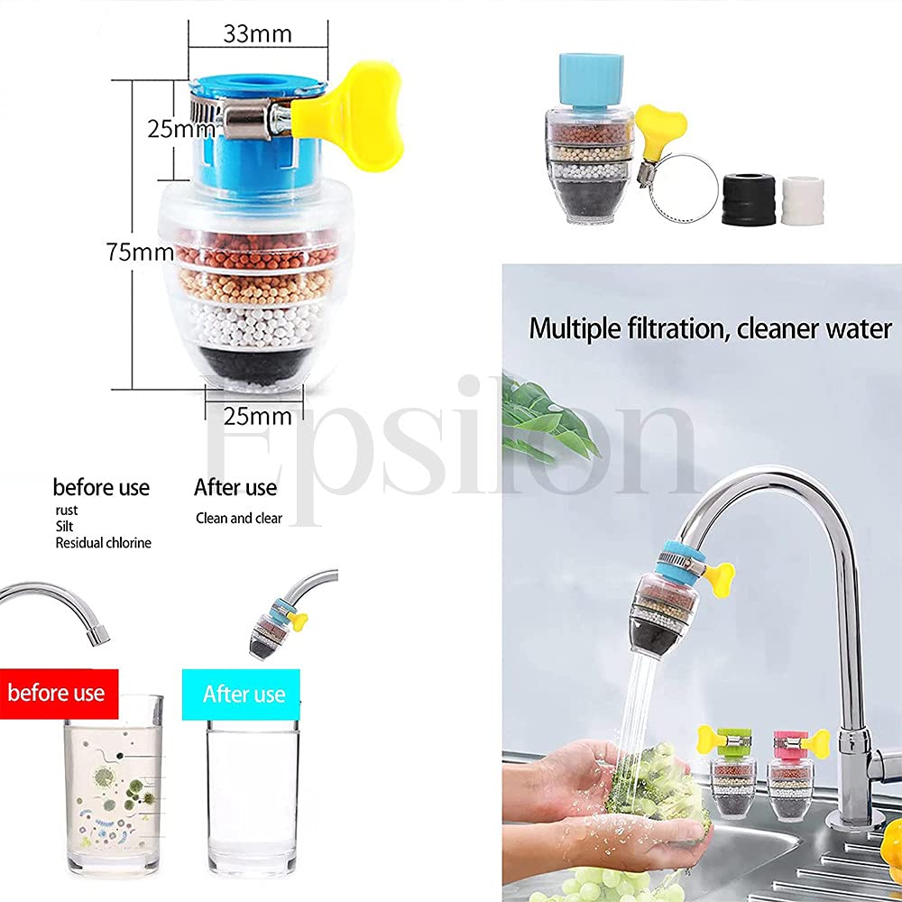 niversal Water Purifier Faucet Filter – 8-Layer Tap Attachment for Clean & Safe Water