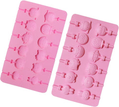Cute Silicone Lollipop Mold Set – 6-Piece Cartoon Candy & Chocolate Molds for Kids