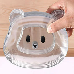 Cute Bear-Shaped Baby Bowl with Suction Base – Spill-Proof & Food-Grade