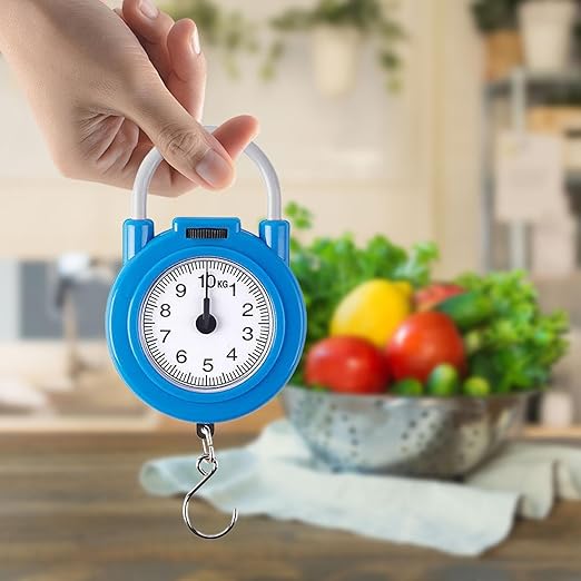 DialGrip Pro Hanging Scale – Portable Analog Weight Scale with Hook for Travel, Kitchen & Market Use