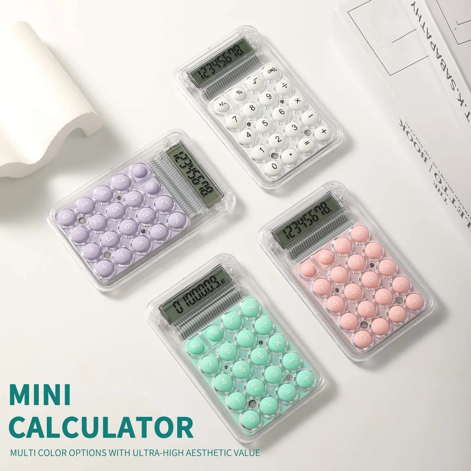 Small Portable Cute Silent Calculator