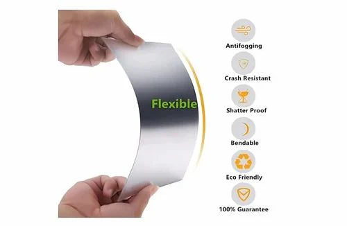 Oval Shape Mirror Wall Sticker