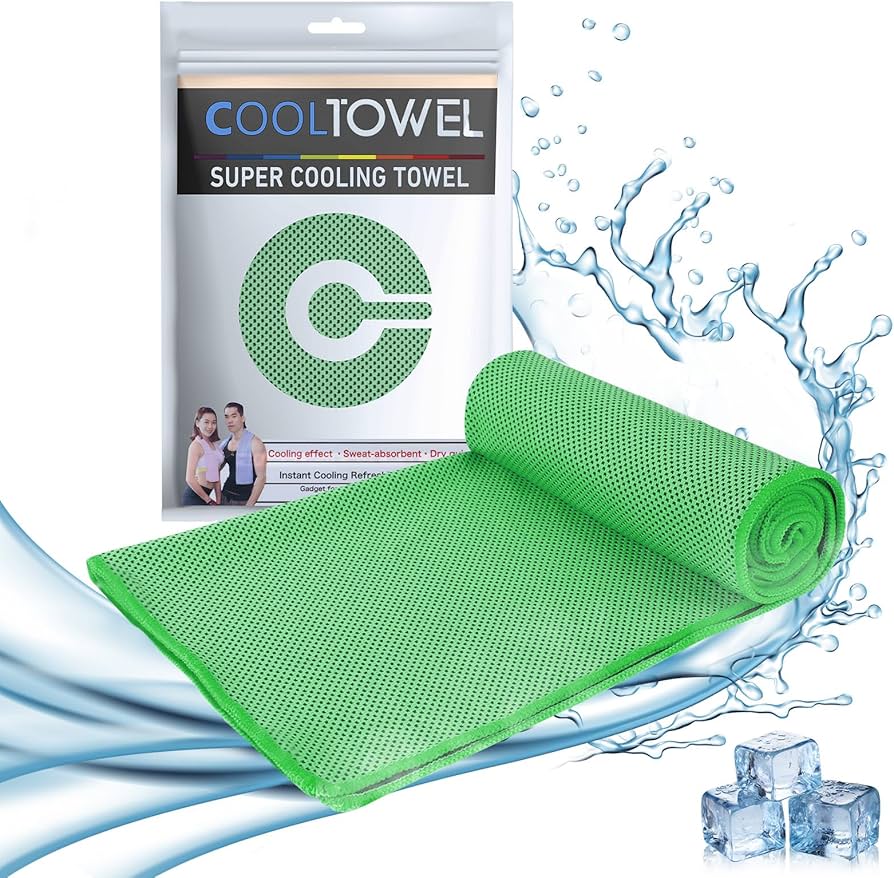 COOL TOWEL – Super Cooling Towel for Instant Relief, Sweat Absorption & Fast Drying
