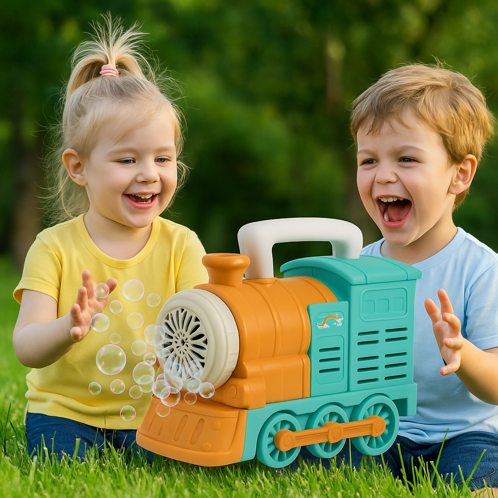 Bubbly Express Automatic Bubble Train – Lights, Music & Endless Bubbles Fun
