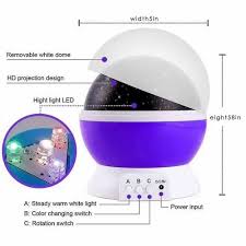 Star Master Rotating Night Light lamp