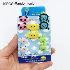 Cute Animal Food Picks Set – Reusable Cartoon Fruit Forks for Kids & Parties