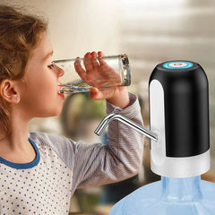 Touch-Activated Automatic Electric Water Dispenser – USB Rechargeable Pump