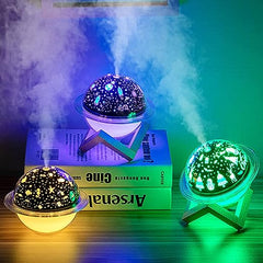 Galaxy Star Projector Humidifier – 2-in-1 Aromatherapy Diffuser & Night Light