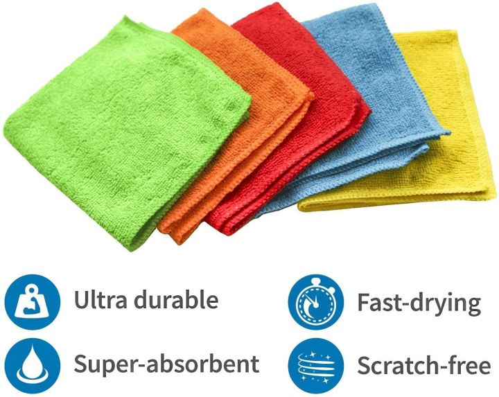 Laminated Double Ply Microfiber Cleaning Cloths
