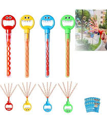Giant Multi-Hole Bubble Wand – Funny Face Bubble Stick for Outdoor Kids Fun