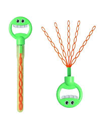 Giant Multi-Hole Bubble Wand – Funny Face Bubble Stick for Outdoor Kids Fun