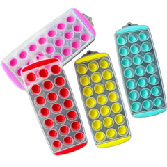 Round Ice Ball Tray – Easy Push Pop-Out Mold for Smooth Ice Spheres & Mini Frozen Treats