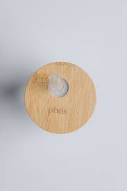 SunSip™ Ribbed Glass Juice Tumbler with Wooden Lid & Straw – 500ml