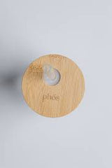 SunSip™ Ribbed Glass Juice Tumbler with Wooden Lid & Straw – 500ml