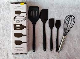 EliteChef 5-Piece Heat-Resistant Nylon Cooking Utensil Set – Non-Stick Friendly & Dishwasher Safe premium quality