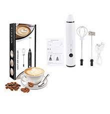 Rechargeable Electric Milk Frother – 3-Speed Handheld Foam Maker for Coffee, Latte, and Cappuccino