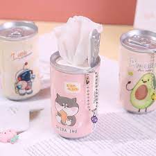 Cute Shiba Inu Dog Can-Shaped Coin Bank – Pink Decorative Money Saver