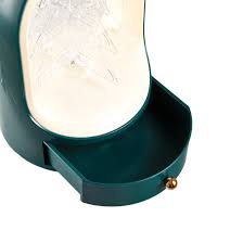 Modern Capsule Vanity Organizer with Clear Dome Lid & Drawers