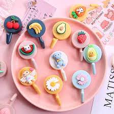 Cute Cartoon Wall Hooks – Set of 7 Decorative Adhesive Hangers for Kids’ Room & Kitchen