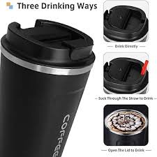 UrbanBrew™ Stainless Steel Coffee Tumbler – Leakproof Insulated Mug